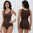 thumbnail image 6 of High Waist Compression Bodysuit For Women Abdomen Control Butt Lifting Full Body Shaping Invisible Shapewear with Hooks, 6 of 9