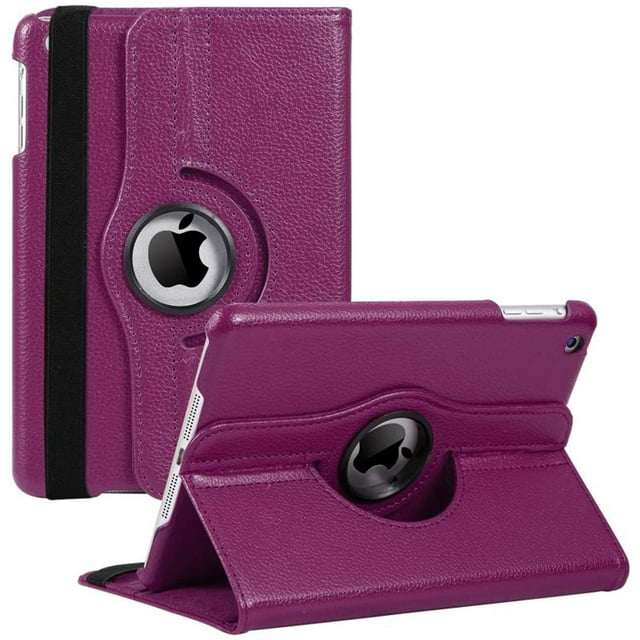 iPad Mini 1/2/3 Case - 360 Degree Rotating Stand Smart Cover Case with Auto Sleep/Wake Feature for Apple iPad Mini 1 /