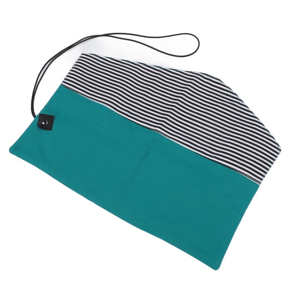 Portable Oxford Cloth Crochet Hook Rolling Organizer Case with Buckle Closure for Knitting Needles and Accessories