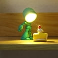 thumbnail image 4 of Lámpara de robot decorativa, luz nocturna, luz de noche ajustable para el hogar y la oficina., 4 of 7