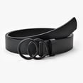 thumbnail image 2 of Belt Women Round Buckle New Women's Leisure Belt Decoration Jeans Dress Belt, 2 of 3