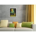 thumbnail image 4 of Liqueur Izarra - Bayonne Basque Country France - Joute Équestre (Jousting) - Vintage Advertising Poster by Zulla c.1934 - 8 x 12 inch Vintage Wood Art Sign, 4 of 4