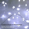 thumbnail image 2 of Portable Fairy String Lights, 100 Led Cool White Twinkle Lights With Timer And Remote Control For Indoor And Outdoor Decor, 2 of 7