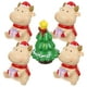 thumbnail image 1 of 5 pcs mini resina decoración navideña mini rigatina de Navidad Estatuas de Navidad miniatura (buey de Navidad+árbol de Navidad), 1 of 6