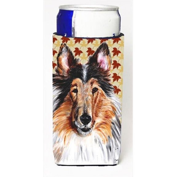 Collie Fall Leaves Michelob Ultra bottle sleeves Slim Cans 12 Oz.