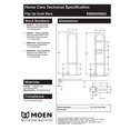 thumbnail image 4 of Moen R8962FD Barre d'Appui Rabattable de 30 Pouces pour Salle de Bain avec Porte-Papier Toilette, Inox, 4 of 4