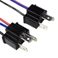 thumbnail image 4 of 2x 9003 H4 enchufe de bombilla adaptador macho conector cola de cerdo para faro antiniebla, 4 of 5