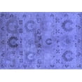 thumbnail image 1 of Ahgly Company Indoor Rectangle Oriental Blue Industrial Area Rugs, 4' x 6', 1 of 4