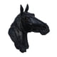 thumbnail image 5 of Estatua de cabeza de animal de resina para montar en la pared, escultura rústica realista, adorno artesanal Caballo Negro 20x22cm, 5 of 9