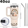 thumbnail image 3 of Mom Gifts, Mom 40 oz Tumbler with Handle and Lid, Birthday Gift for Mom, Funny Mother's Day Present from Daughter, Son, Mommy Gifts, New Mom Gift Idea, 3 of 7