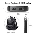 thumbnail image 5 of Travel Inspira Digital Luggage Scale 110LB / 50KG – Portable Hanging Handheld Suitcase Scale with Backlit LCD, Overweight Alert, Tare & Auto-Off, Includes Battery – Black, 5 of 10