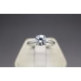 thumbnail image 3 of 1Ct Lab Created Diamond Round Cut Solitaire Leady Beauty Ring 14K White Gold Plated, 3 of 5