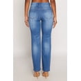 thumbnail image 4 of Womens WAX Frayed Detail Straight Leg Jeans, 4 of 4