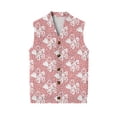 thumbnail image 7 of Mens Valentines Day Sweater Vests V Neck Sleeveless Cardigan Vest Knitwear, 7 of 7