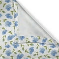 thumbnail image 4 of Ambesonne Nostalgic Grommet Curtain Single Panel, Old Vintage Flowers, 50"x60", Pale Blue White Green, 4 of 5