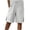 White, variant on MAIHAN Womens Bermuda Shorts Summer Casual Wide Leg Knee Length High Waisted Cotton Long Shorts with Pockets Beach Outfits(Khaki,XXXXL)