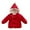 Rouge, variante sur Manteau d'Hiver pour Bébé Fille, Manteau Matelassé pour Bébé Fille, Mignonne Veste à Capuchon avec Oreilles d'Ourson, Manches Longues, Manteaux d'Hiver Légers pour Bébé Fille, Parka Épaisse en Molleton, Vêtements Chauds et Épais 18-24 Mois