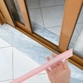 thumbnail image 1 of ETHZZLE White Flexible Threshold Ramp Strip for Bathroom and Kitchen Water Seal and Splash Guard, 1 of 8