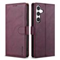 thumbnail image 5 of for Samsung Galaxy S25 Wallet Case, Classic Business with Card Slots Kickstand Magnetic Buckle PU Leather Flip Folio Shockproof Full Body Protective Phone Case for Galaxy S25, Winered, 5 of 5