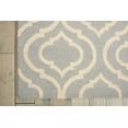 thumbnail image 3 of Nourison Linear Trellis Light Blue Area Rug, 3 of 4