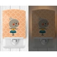 thumbnail image 2 of Caroline's Treasures BB6727CNL Ballerina Rabbit Ceramic Night Light, 6x4x3", multicolor, 2 of 2