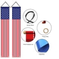 thumbnail image 3 of Patriotic Decorations for 4th of July Decor, Hanging American Flag Banners, Fourth of July Party Supplies Indoor Outdoor-Red White Blue Independence Day Decoration,180*30cm, 3 of 6
