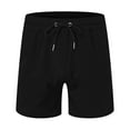 thumbnail image 4 of Men's Casual Shorts Mens Button Shorts Memory Short Running Men Trunk Men Designer Workout Pack Y Fit Workout Mens Short Length Large Basketball Black M, 4 of 5