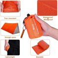 thumbnail image 4 of Saco de dormir de emergencia Camping Life, manta impermeable y abrigada, 4 of 5