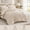 Beige, variant on Queen Comforter Set Burnt Orange - 7 Piece Boho Terracotta Bedding Bed in a Bag with Comforter, Sheets, Pillowcases & Shams, Rust Tufted Design