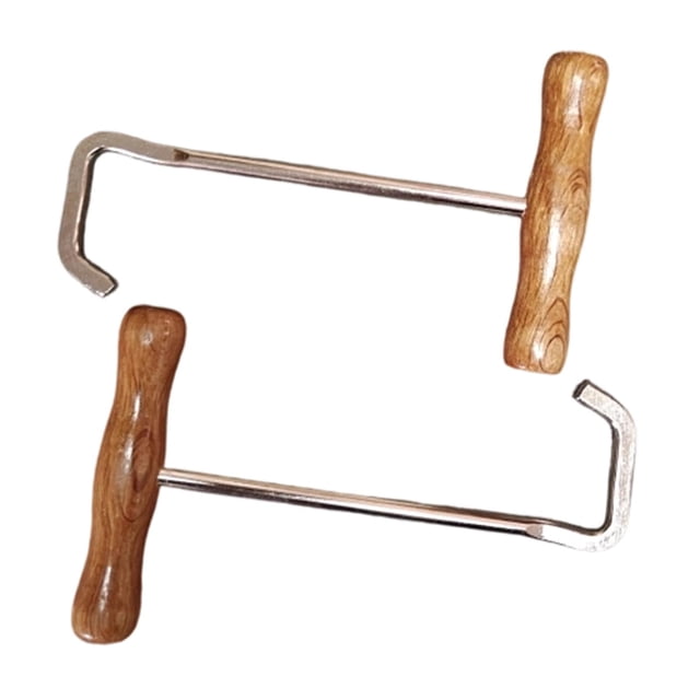 Gancho para botas con mango de madera, herramienta para tirar de botas, ayudante para botas de trabajo, botas de mujer y hombre, accesorio esencial pa