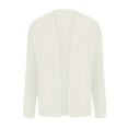 Womens Cardigans Lightweight Long Sleeved Solid Color Thick Needle Knit