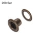 thumbnail image 3 of Kit de Ojales de Metal Unique Bargains 3mm 0.12 Ojal para Zapatos Ropa Cinturón Bolsa Bricolaje Bronce, 3 of 7