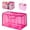 Hot Pink, variant on Large Bag Organizer Insert for Bogg Bags Clear Insert Pouch Compatible with Bogg Bag, Hot Pink, Big
