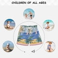 thumbnail image 6 of FORMRS Boys Swim Trunks Quick Dry Mesh Liner Boardshorts Sizes XS-XL, Seaside Leaves, 6 of 7