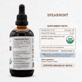thumbnail image 4 of Secrets Of The Tribe Spearmint Organic Tincture Dietary Supplement, Natural Herbal Extract for Digestive Support, Certified Organic Spearmint (Mentha spicata) Dried Leaf, Alcohol-Free Extract, 4 oz, 4 of 9