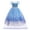 blue, variant on Girls Elsa Costume Dress Halloween Queen Birthday Tail Ball Costume