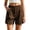 #0301-Brown, variant on Neewe Womens Shorts 2026 Comfy Summer Elastic High Waist Plain Shorts for Women Trendy with Pocket(S-2XL)