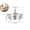A, variant on Stainless Steel Steamer with Carrying Handle Three Legged Stand, Multifunctional Home Steamer, Essential for Healthy Cooking