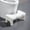 white, variant on Toilet Stool, MOJINO 7" Poop Stool for Adults, Portable Toilet Potty Stool, Non-Slip Poop Stool Squat, Squatting Toilet Step Stool for Pooping, Pooping Stool for Bathroom Potty Suppor