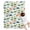White Colorful Dinosaurs, variant on White Colorful Dinosaurs Pattern Blanket,Comfortable Soft Flannel Throw Blanket,All Season,Warm Lightweight Blankets for Sofa Bed Couch Living Room Chair,30"x40"