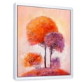 thumbnail image 3 of Designart 'Colourful Trees Abtract Impression I' Traditional Framed Canvas Wall Art Print, 3 of 5