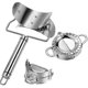 thumbnail image 1 of 26-27 Ravioli Cutter Set, Set Of 3 Stainless Steel Turnover Molds Pasta Utensils Mold And Press Dough Dumpling Pie Maker Wrapper Dough Cutters Kitchen, 1 of 5