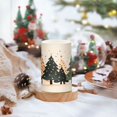 thumbnail image 2 of Yayeee Flameless Candles with Remote Flickering Battery Operated Multi Color Changing, Beige Christmas Trees, 2 of 7