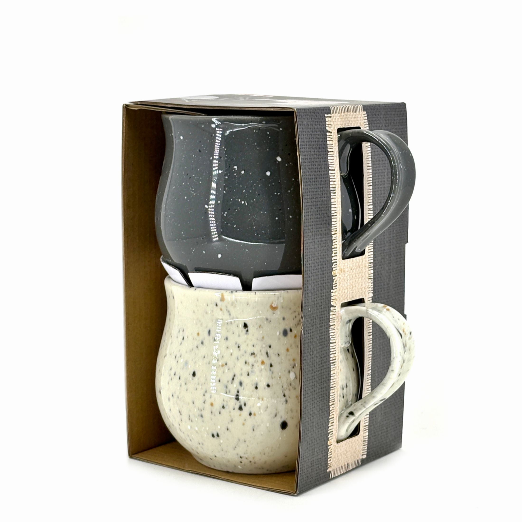 Ma Maison Speckle Mugs, Set of 2, 480ml