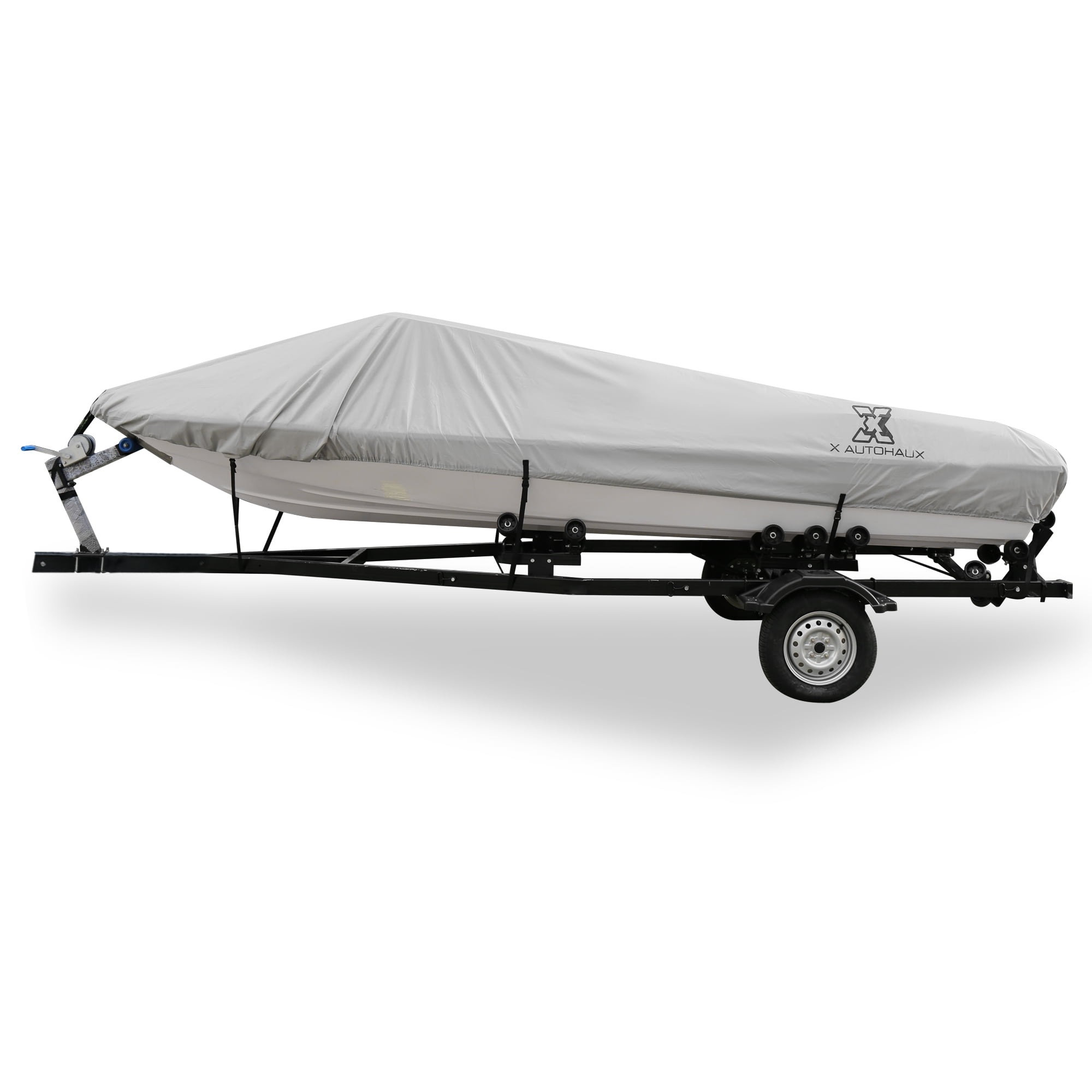 Tri-Hull Trailerable Boat Cover 15'5" to 16'4" Max 90" Beam I/O Made in USA 