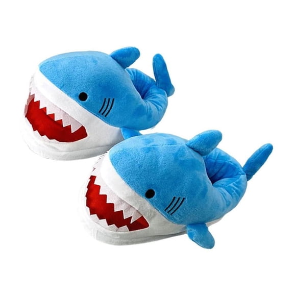 Shark And Slippers For Women Cartoon Winter Stay Soft And Comfortable Slippers With Shark Warm Winter Shark-inspired Anti-slid pink 36-43 pink blue