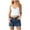 White Tank Top for Women, variant on SAFUNY Women's Thin Strap V Neck Sleeveless Cami Top Form ting Tank Top for Summer Casual Pink L