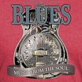 thumbnail image 3 of CafePress - Blues Music From The Soul Vintage Mens Tri Blend T - Mens Tri-blend T-Shirt, 3 of 4