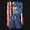 Black, variant on Mega Man American Flag USA Video Game Romper Boys or Girls Infant Baby Brisco Brands NB