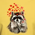 thumbnail image 3 of CafePress - Raccoon Blowing Kisses Cute Animal Love T Shirt - Men's Classic Graphic T-Shirt, 3 of 4